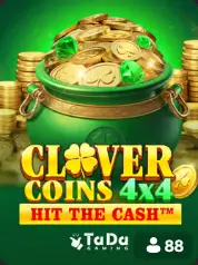 Clover Coins 4x4 Hit The Cash BC Game Slovensko game cover